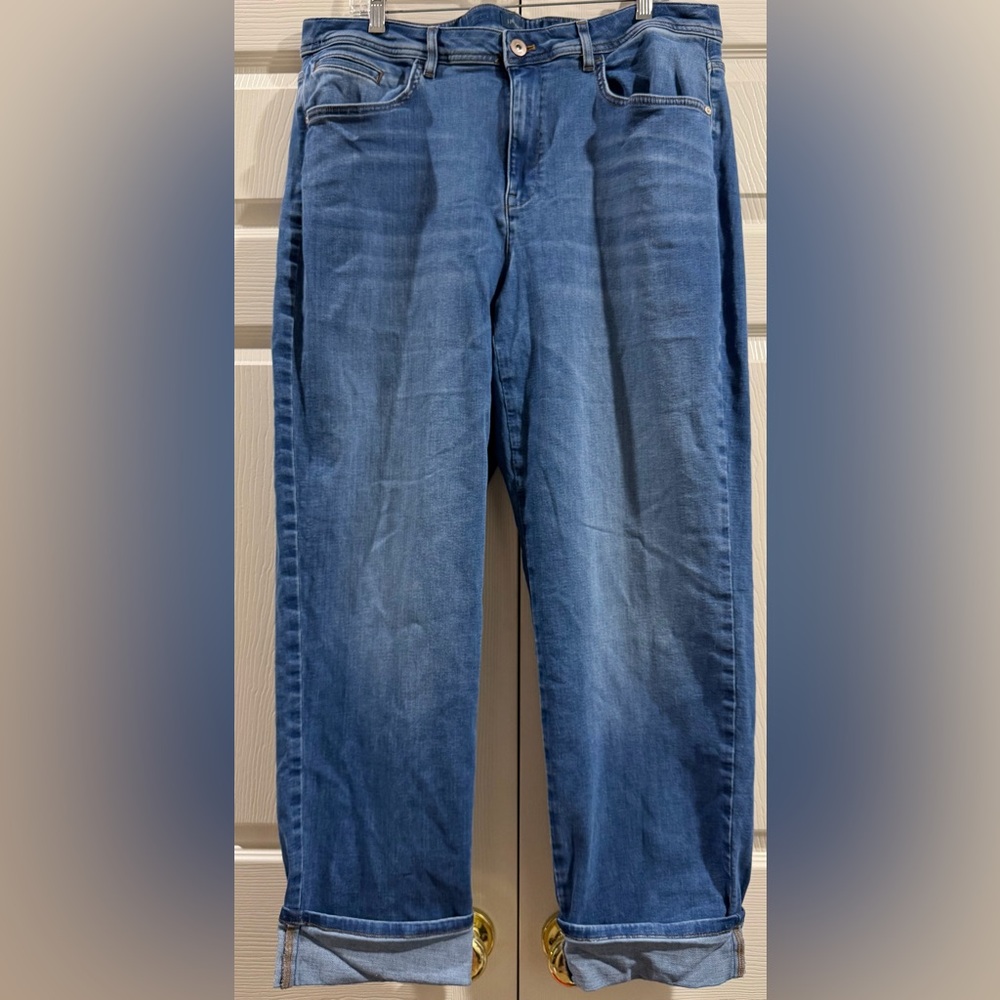J.Jill Denim Jeans Womens Size 18T Blue High Rise Straight Leg Stretch - Picture 1 of 4